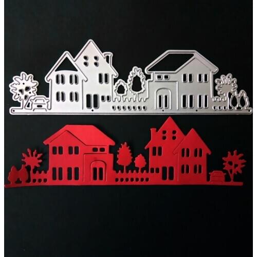 Metal house Cutting Dies Stencils for DIY Scrapbooking/photo album Decorative Embossing DIY Paper Cards