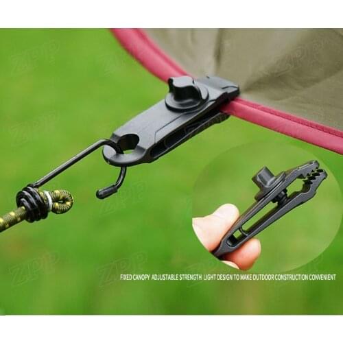 Reusable Tarp Tarpaulin Clip Tent Canopy Clip Buckle Outdoor Wind Rope Clamps Reusable Awning Mountaineering Camping Accessories
