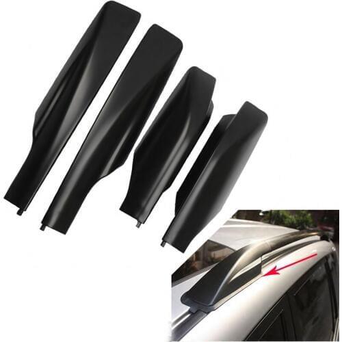 For Toyota RAV4 XA30 Roof Rack Cover Black Bar Rail End Replacement Shell 4PCS for RAV4 2006-2009 2010 2011 2012 Car Styling