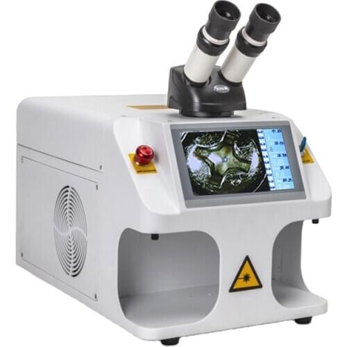 Fiber laser welding machinery desktop 100w mini jewelry laser welding machine