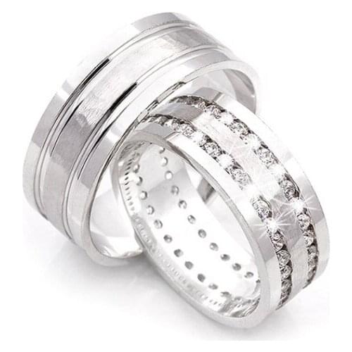 Couple Wedding Ring Sterling Silver 925 Woman And Man Luxury Jewelry Bands Fashion Engagement Anniversary Ancient Greek Model