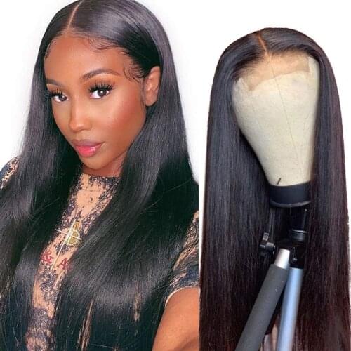 Hairmoda 32 inch Wig Malaysian Lace Closure Wig Straight Human Hair Wigs For Women 4x4 Closure Wig Long Straight Wig Remy Hair