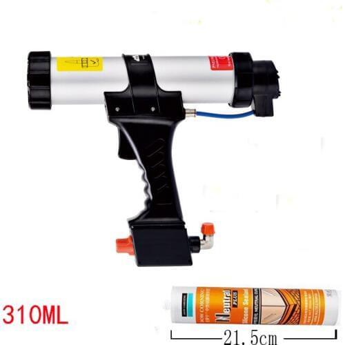 310ML pneumatic air glass glue guns,310ML hard pipe Caulking Gun, Glass Glue Gun tools set