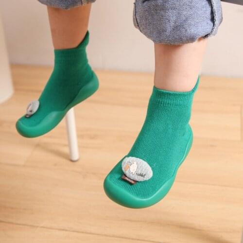 Green Cartoon Baby Shoes Boy Baby Slippers First Walkers New Born Baby Boy Shoe Unisex Kids Anti-slip Children Casual Shoes