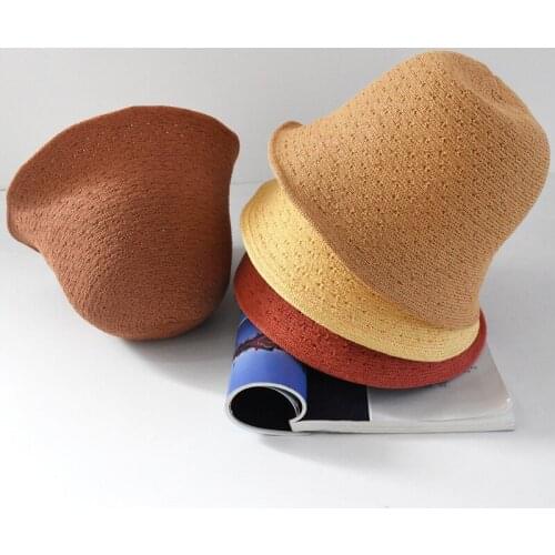 New Outdoor Fishermans Hat Children Spring / Summer Sunblock Fashion Sun Hat Korean Edition Bucket Hat Net Red Free Shipping