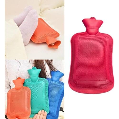 Warming Water Bottles Winter Warmer Screw Natural Rubber Hot Bottle Rubber 2 Liter Litre Injection Water Water Y0J9