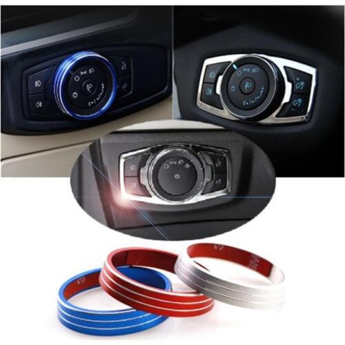 Headlight Button Decoration Fit for Ford Focus MK3 ST RS walker escape Kuga Mondeo