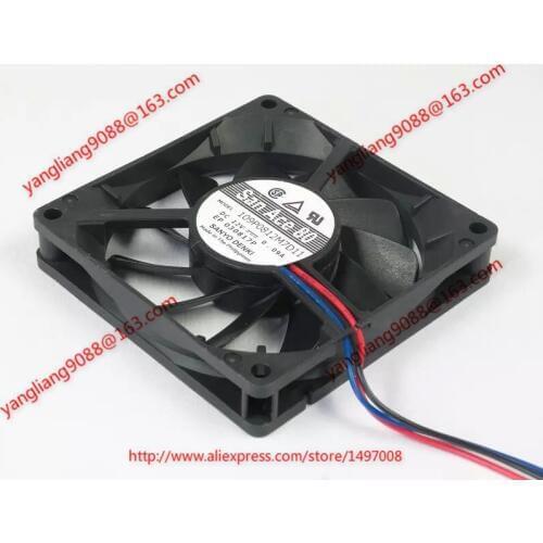 SANYO DENKI 109P0812M7D11 DC 12V 0.09A 80x80x15mm Server Cooling Fan