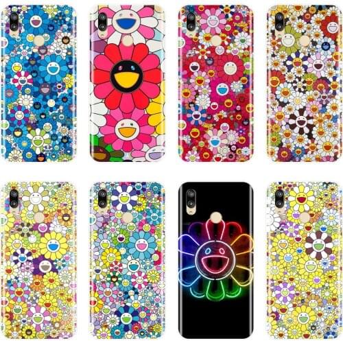 Back Cover For Huawei P9 Lite Mini P10 Plus P20 Pro P Smart Silicone Flower Smile For Huawei P8 P9 P10 P20 Lite 2017 Phone Case