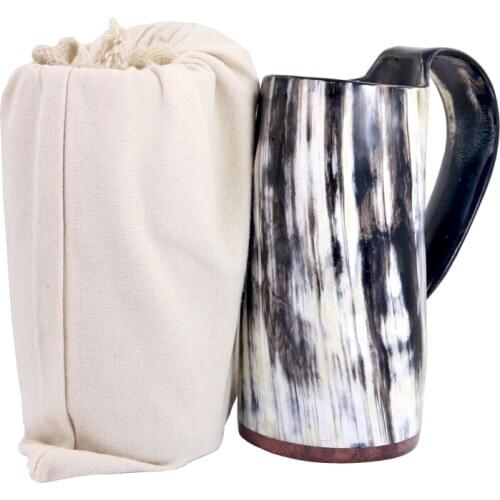100% Natural Ox Horn Mug Celebration Cup Viking Beer Mug Viking Goblets
