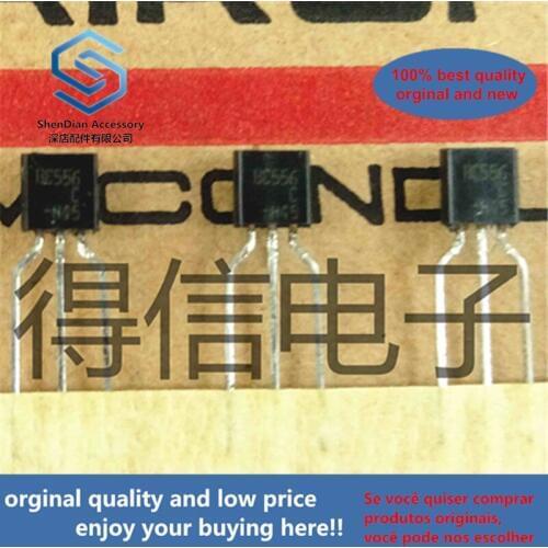 50pcs 100% orginal new BC556C BC556 TO-92 PNP Silicon Planar Epitaxial Transistors real photo