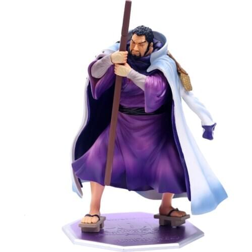 Anime One Piece Wisteria Tiger Fujitora Issho Navy Headquarters Senior General PVC Action Figure Collection Model Toys Doll 24cm