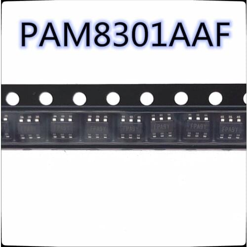 20PCS-100PCS) PAM8301AAF SOT-23-6 8301AAF SOT23-6 audio amplifier New and original