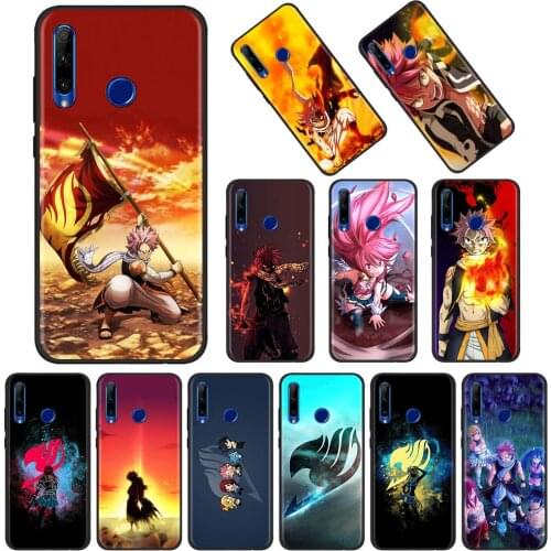 Anime Manga Fairy Tail Phone Case For Honor 30 20 10 Lite Pro Plus Youth 20e 20S 30i Black Shell Silicon Cover