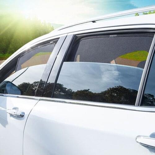 For Kia K5 Optima 2020 2021 Front Windshield Car Sunshade Side Window Blind Sun Shade Magnet Reflective Visor Mesh Frame Curtain