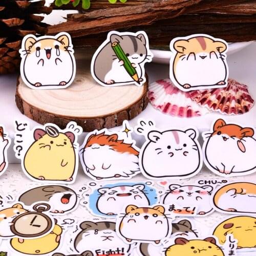 40pcs Self-made Cute Mouse Sticker Scrapbooking Decorative DIY Sticker decoration /waterproof paper stickers