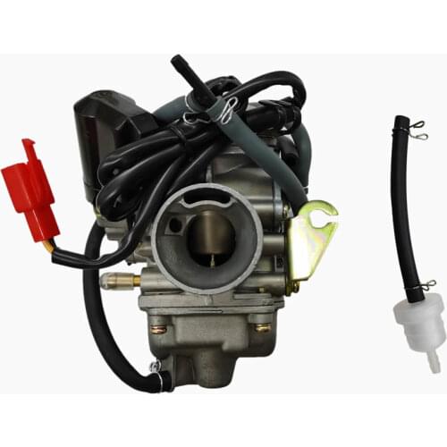 24mm PD24J Carburetor for GY6 4 Stroke 125cc 150cc ATV Go Kart Moped Scooter QMJ157 Engine
