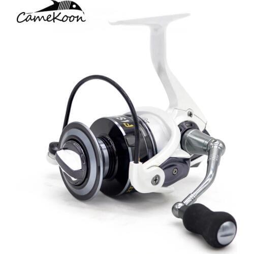CAMEKOON 2000 to 5000 Series Spinning Reel 5.2:1 Gear Ratio Max Drag 7KG Lightweight Fishing Reel for Travel Fishing