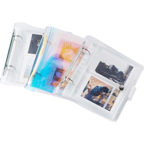 MIni Office business card storage Bag Sketchbook Picture Case Photo Album Box Waterproof For 9x6.5cm Card Holder Photo
