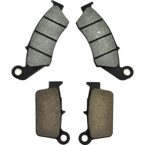 Complete Set of Motorcycle Brake Disc Pads for Kawasaki KX250F 04-08 KX450F 06-13 KLX450R 08-12