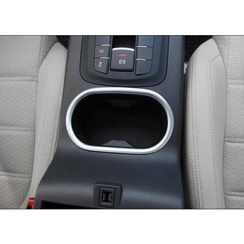 ABS Matte For MG GS 2015 2016 2017 Car Front water cup frame decoration strip Cover Trim accessories car styling 1pcs