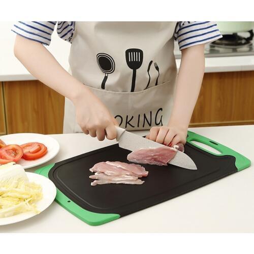 Healthy Bamboo Charcoal Cutting Board Multifunction Heat Resistant Chopping Block Tool Fruit Cutting Boards Kitchen Tools