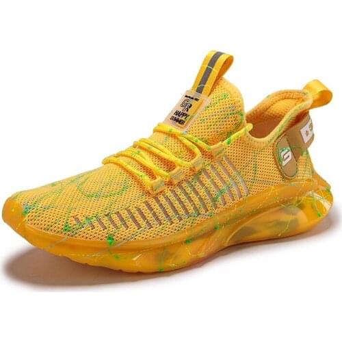 2020 New Mens Cool Luminous Shoes High Quality Mens Casual Sports Shoes Outdoor Non-slip Running Shoes Mens Jogging Shoes46