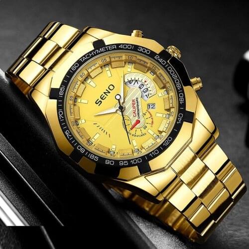 2021New Fashion Mens Watches Stainless Steel Luxury waterproof Sports Quartz Watch Men Relogio Masculino personality watch clock