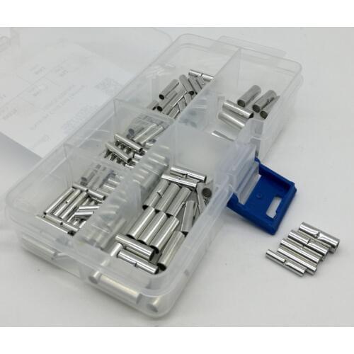 BN series 10-22 GAUGE UNINSULATED NON INSULATED BUTT CONNECTOR CRIMP TERMINAL WIRE 0.5-6MM2