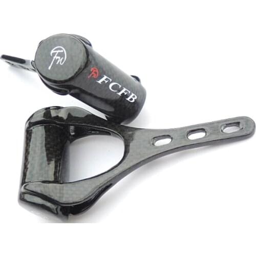 Fast shipping 2018 NEW FCFB FW 3k full carbon fiber Bicycle Computer mount bike parts for road handlebar bent bar gloss 26g