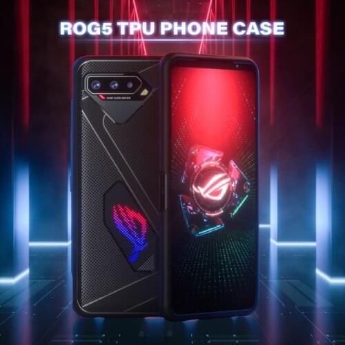 New Soft Gel Silicone Case For Asus ROG Phone 5 Case Heat Dissipation Design Lite for Asus Rog5 Shockproof Cover Phone Cases