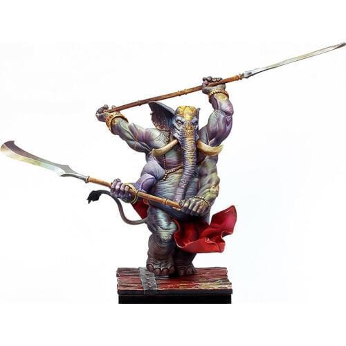 New Unassembled 1:20 80mm ROYAL GANESH (NO BASE) Guard Resin Kit DIY Toys Unpainted kits