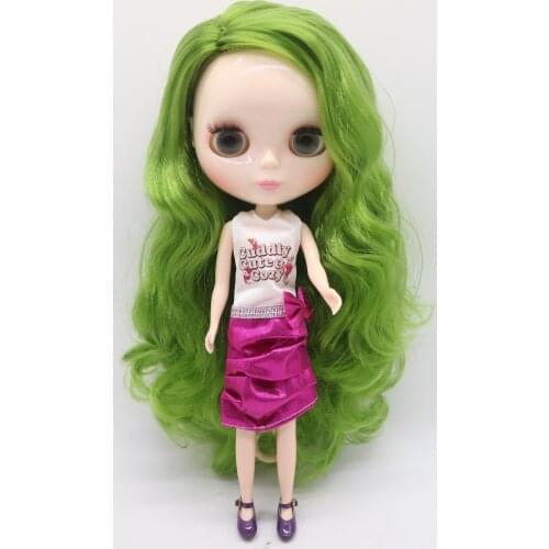 Nude Blyth Doll,green hair Factory doll Fashion doll