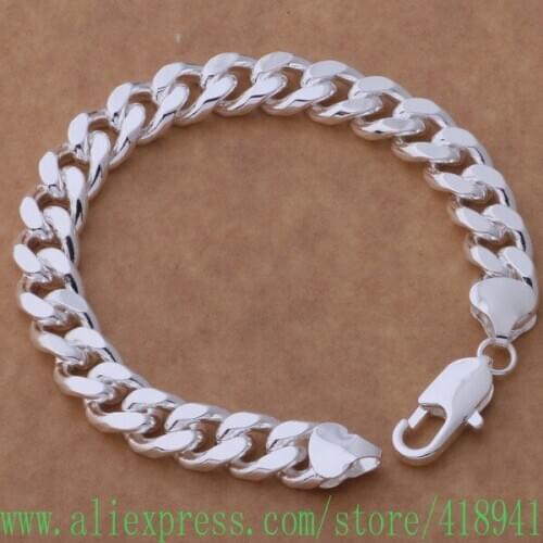 Silver Plated bracelet, Silver Plated fashion jewelry smooth Shrimp buckle /effamwma bghajxoa AH238