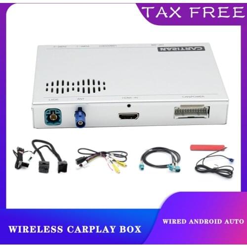 Wireless Carplay AI BOX for Audi Q2 Q3 Q5 Q7 A1 A3 A4 A5 A6 C7 A7 A8 S5 S7 Vehicle GPS Navigation Multimedia Mirror Link Carplay