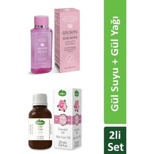 Rose Water and Oil 20 ml (2 Items Together)