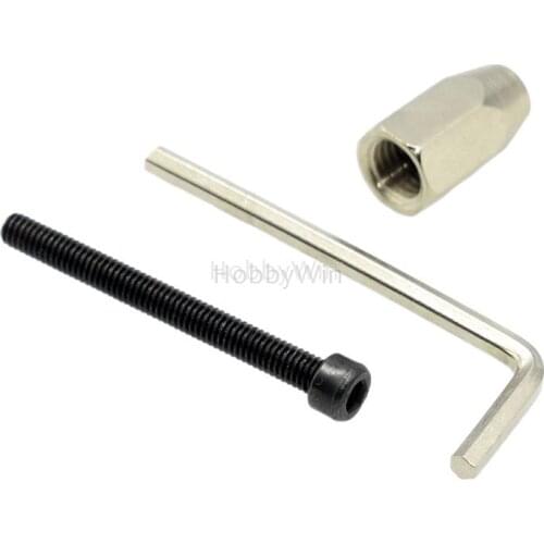 6.3mm Hex Nut & 4x25mm Screw fit 2.25in 57mm Aluminum Spinner for RC Nitro Engine Model Airplane