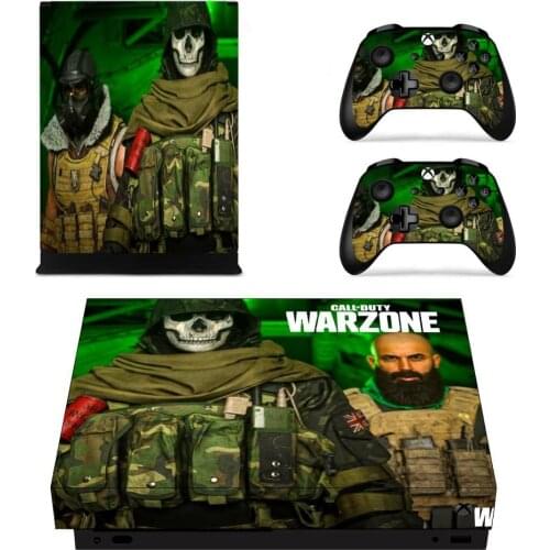 Modern Warfare Full Cover Skin Console & Controller Decal Stickers for Xbox One X Skin Stickers Vinyl
