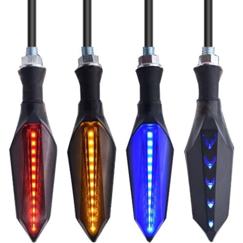 LED Motorcycle Turn Signal Lights Amber Indicators clignotant moto FOR yamaha mt10 aerox 155 suzuki ltr 450 honda cbr 250r