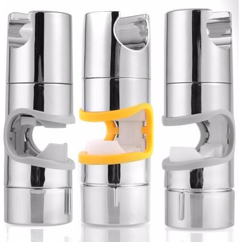 Universal 19-25mm Adjustable Shower Sprayer Head Holder Bracket Bathroom Slide Rail Bar Shower Head Mounting Rack Accessories