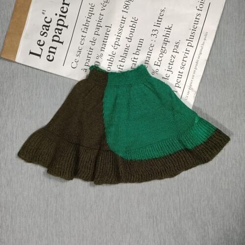 BOBOZONE green gray thin Skirt for girls summer spring