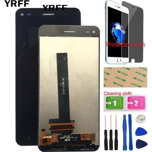 5'' Mobile LCD Display For Fly Cirrus 4 FS507 FS 507 LCD Display Touch Screen Glass Digitizer Panel Assembly Tool Protector Film