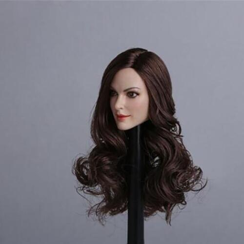 1/6 Scale Female Head Sculpt Head Version Model New York Anne Hathaway Short/Long Hair Headplay for 12" Action Figure Body Toys