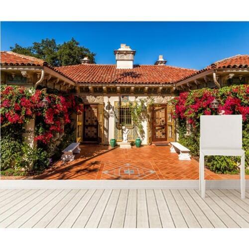 Custom 3d large murals, USA Houses California Castle Cities papel de parede,living room TV wall bedroom modern wallpaper design
