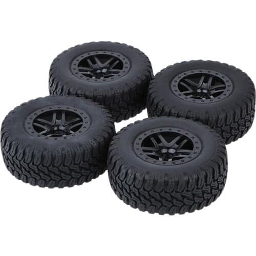 4Pcs/Set 1/10 Short Course Truck Tire Tyres for Traxxas HSP Tamiya HPI Kyosho RC Model Car