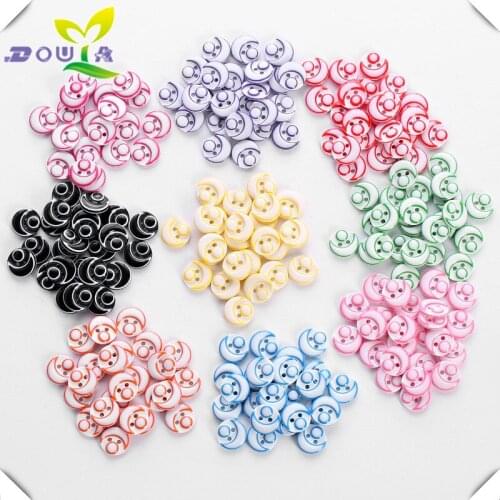 9 color color resin button shirt button hole two all-match clothes
