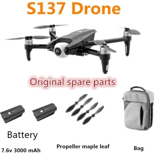 S137 Drone Battery 7.6v 3000mAh / Propeller Maple Leaf / S-137 Drone Spare Parts Original Accessories Flying 30 Mins