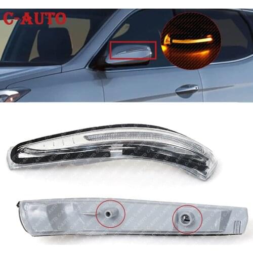 Car Side Rearview Mirror LED Turn Signal Light Blink Flasher lamp For Hyundai Santa Fe Sport IX45 3.0 2014 2015 2016 car-styling