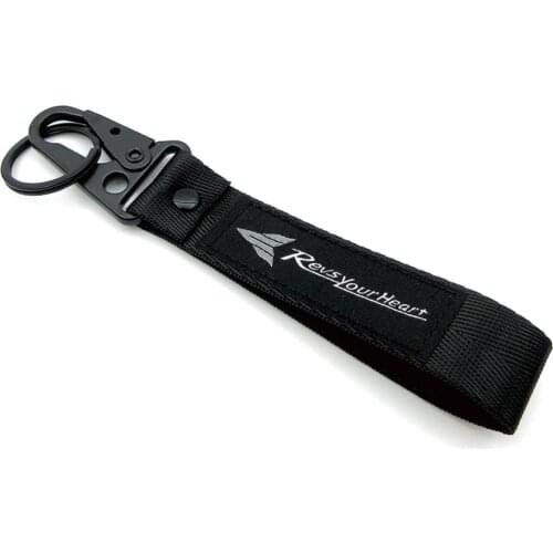 Motorcycle Embroidery Strap Key Ring Keyring For Yamaha R1 R6 MT03 MT07 MT09 MT10 MT 03 07 09 10 Tracer FJ-09 Key Chain Keychain