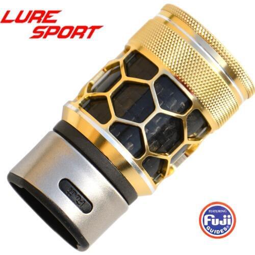 LURESPORT Reel Seat part FUJI KDPS16 Nut honeycomb Aluminum Cap Carbon Tube Rod Building Component Repair rod DIY Accessory